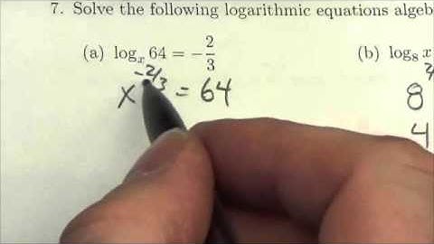 Math 30-1 Logarithms Review #7b