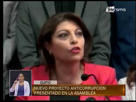 Nuevo proyecto anticorrupción presentado en la asamblea