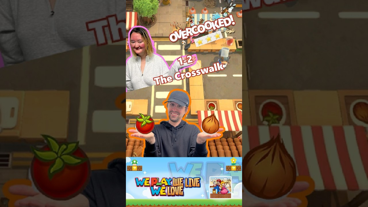 We Play: Overcooked 1–2 👩🏻‍🍳👨🏻‍🍳 3 Stars ⭐️⭐️⭐️
