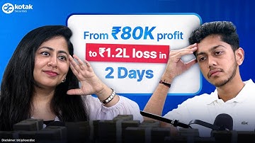 “I Lost ₹1.2 Lakh in Two Days” - 22-Year-Old Trader Shares His Brutal Losses & Big Comeback