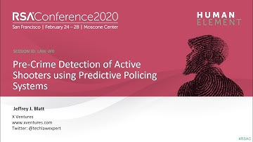 Quick Look: Pre-Crime Detection of Active Shooters Using Predictive Policing Systems