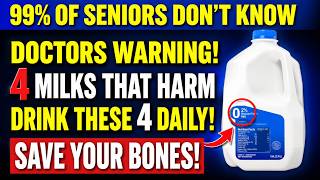 Doctors Are Warning: 4 WORST Milks That Harm Seniors Over 60 and 4 You MUST Drink Daily | Guide