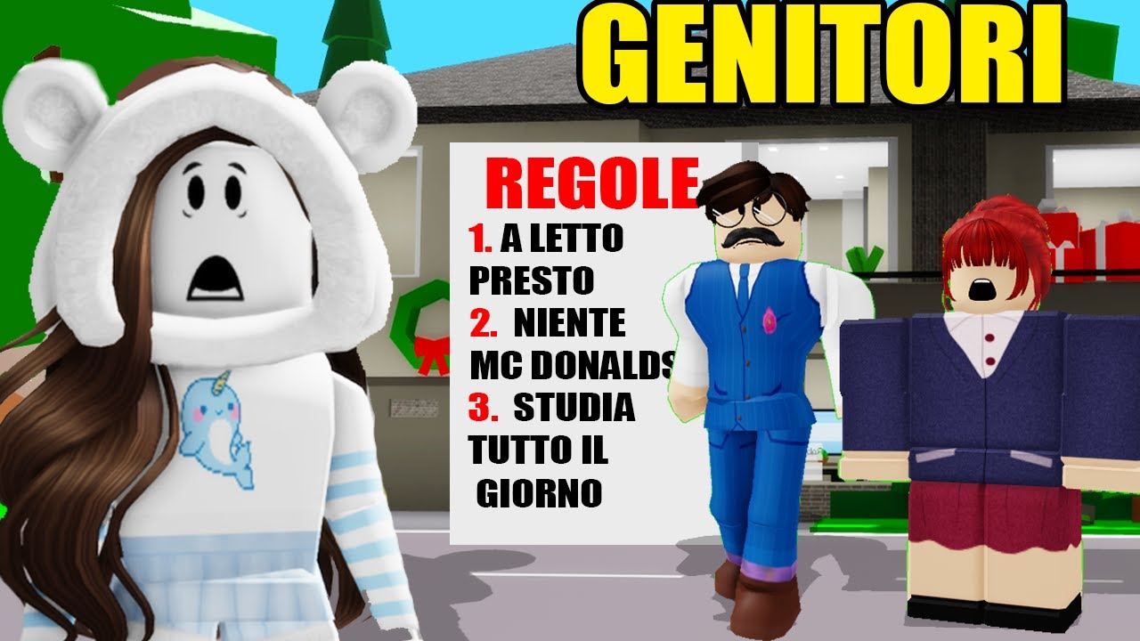 QUESTI GENITORI MI HANNO DATO REGOLE SEVERISSIME SU BROOKHAVEN ROBLOX!