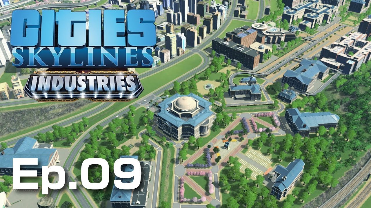 Cities Skylines 総合大学の造作 シティーズスカイライン Ps4 Ep 09 Campus Youtube