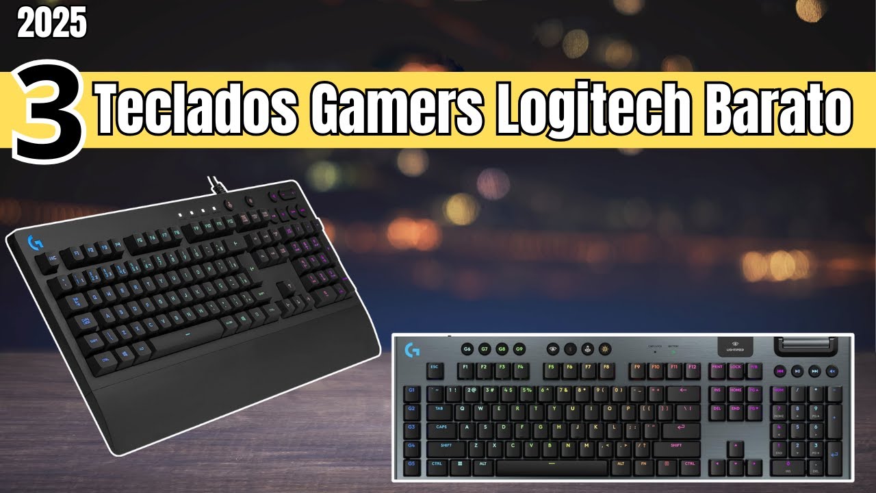 TOP 3 MELHORES Teclados Gamers LOGITECH| MELHOR CUSTO BENEFÍCIO em 2025 ...