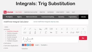 Integrals: Trig Substitution