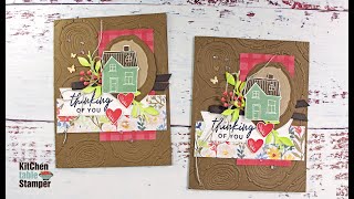 Stampin' Up! Ringed with Nature Stamp a Stack Thinking of You Card 4 of 4 Kitchen Table Stamper