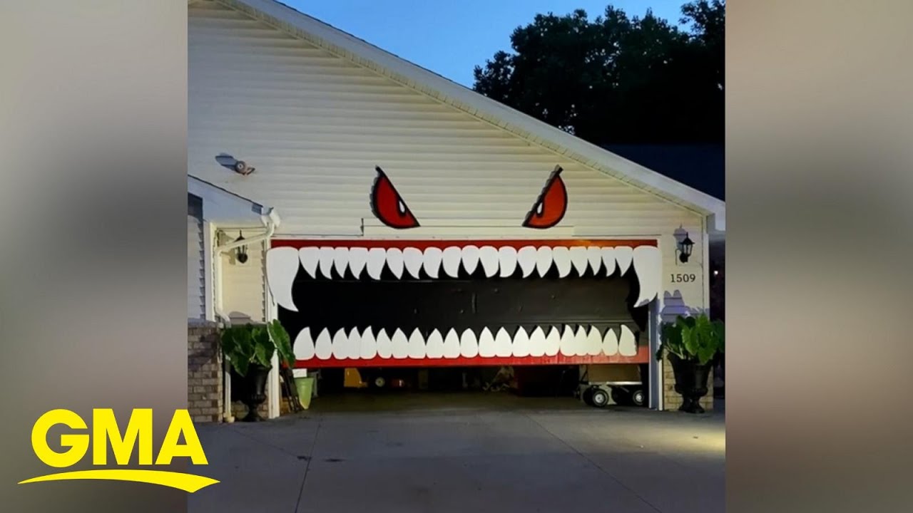 Mom is creepin' it real this Halloween with largerthanlife DIY garage