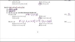 Practice Final Exam Contemporary Math Part 1