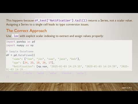 How to Replace the First Row Value with the Last Row Value in a Pandas DataFrame
