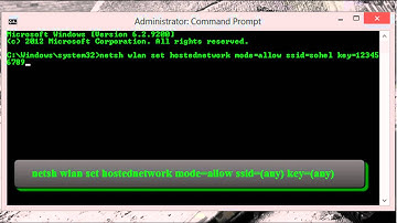 How to turn wired connection into Hotspot using command prompt  [Narrated]