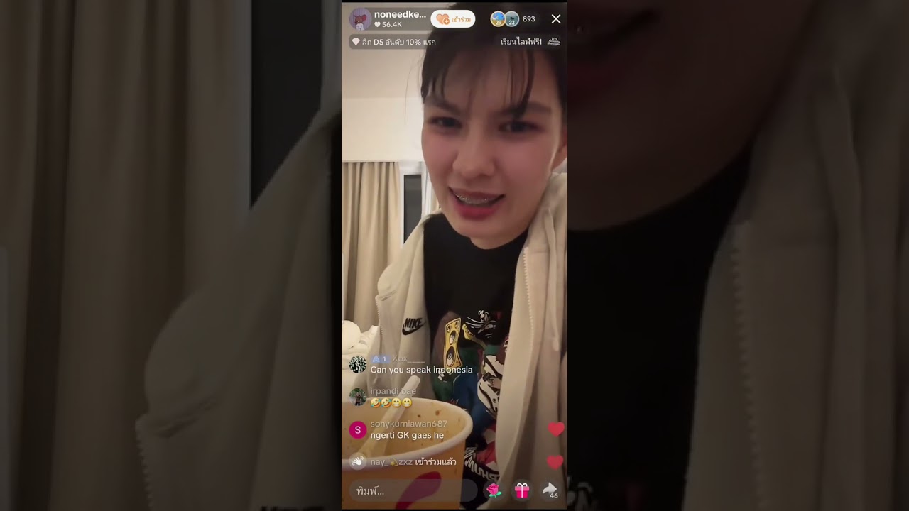 Chaterine live campur Bahasa Indonesia lucu🇮🇩🇮🇩🇮🇩