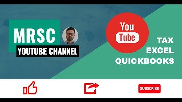 MRSC YOUTUBE INTRO - QuickBooks, Tax, Excel