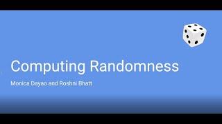 Technights: Session 1 - Computing Randomness Wealth