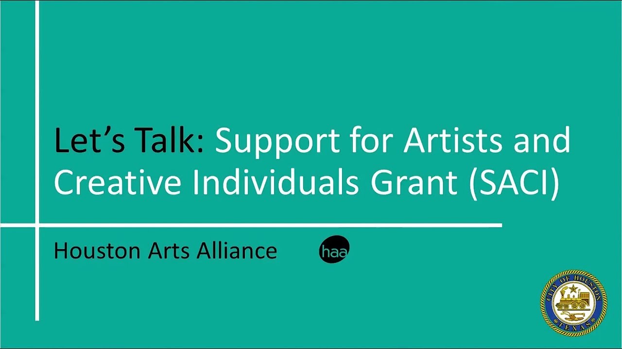 CoH Arts & Culture Grants - Support for Artists & Creatives