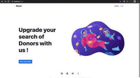 Final year project : Blood donor web app