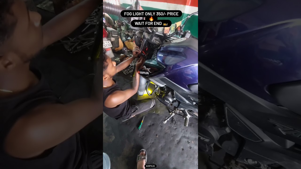 Tvs Raider Fog Light 🏍️🚨 