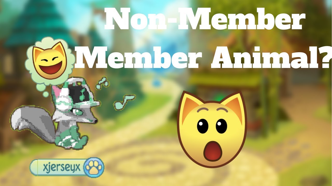 How To Become  A Member Animal As A Non-Member l Animal Jam