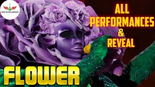 Masked Singer Flower All Performances \& Reveal | Season 2