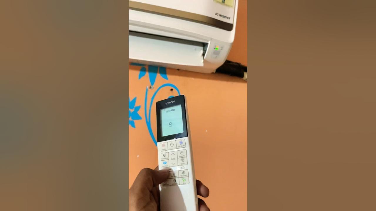Green light blinking । Hitachi split ac फ़िल्टर light on off 2023 