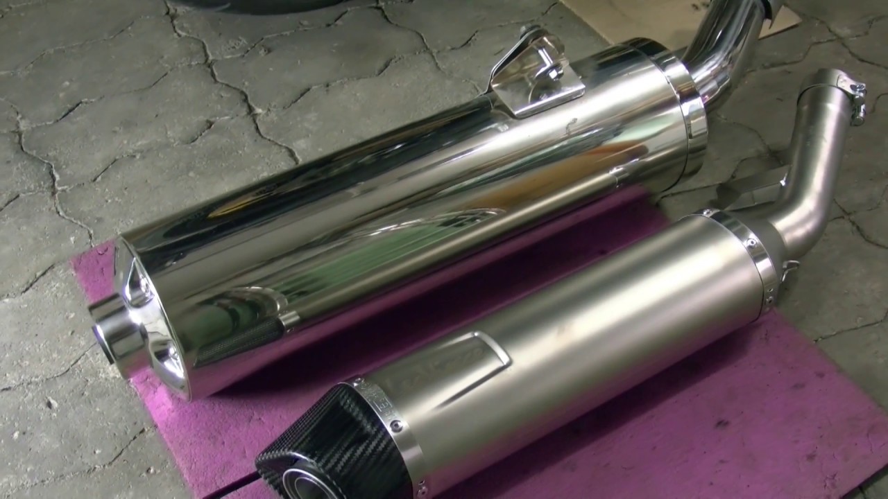 Original exhaust Suzuki Bandit & LeoVince SBK