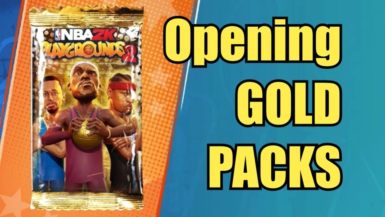 NBA2K Playgrounds 2 - Opening GOLD PACKS