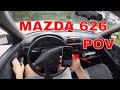 1998 Mazda 626 GF Sedan 1.8i 90HP | POV driving
