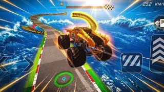 😱 Insane Monster Truck Mega Ramp Jump! Impossible Stunt 💀🔥 screenshot 2