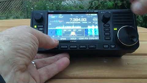 IC-705 as a portable SDR receiver