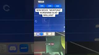 The new #WeaponsMovie is subtle with their screening #Weapons #horror #scary #movieoftheyear #film