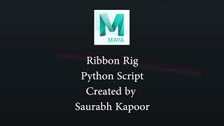 Famous Python Script for Ribbon || maya rigging Wealth
