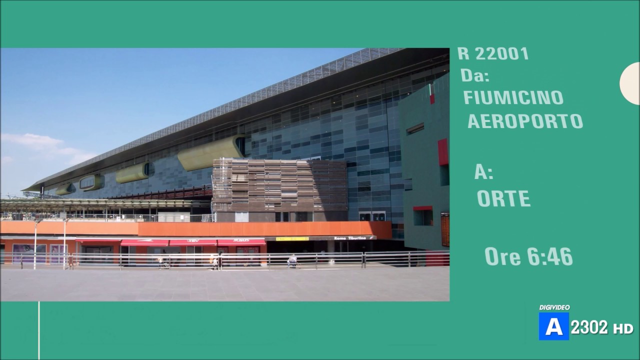 Annunci alla Stazione di Roma Tiburtina dalle 00 alle 7.30