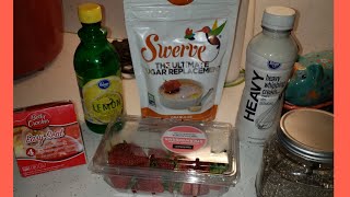 KETO STRAWBERRY CHIA SEED PUDDING 🍓🍓 RECIPE AND REVIEW