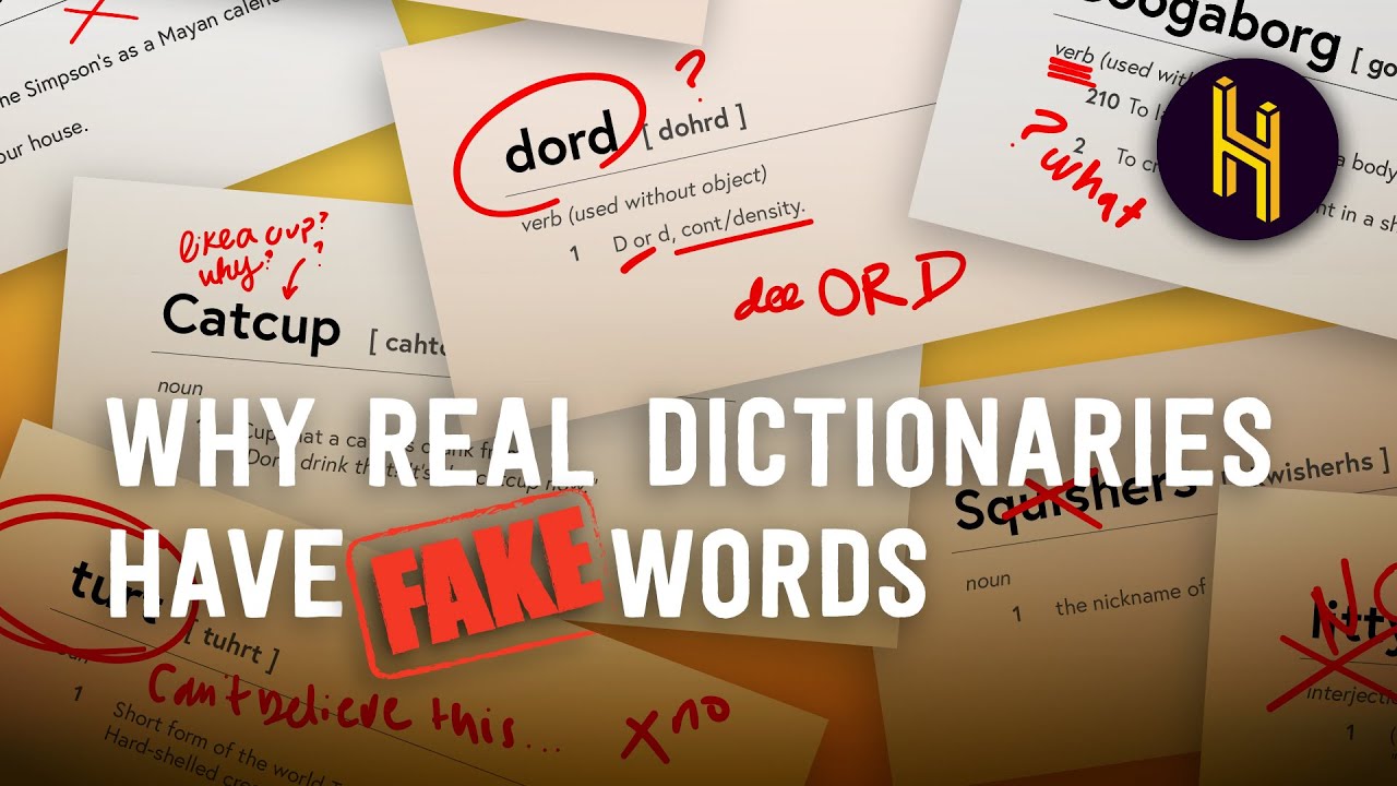 Why Real Dictionaries Have Fake Words