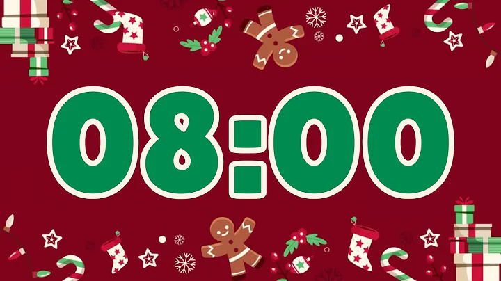 8 Minute Christmas Countdown Timer 🎄 | Festive Music & Santa Bells