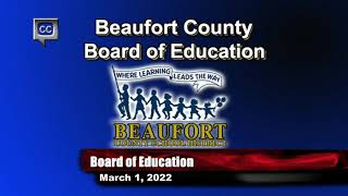 Beaufort County Board of Education 5PM