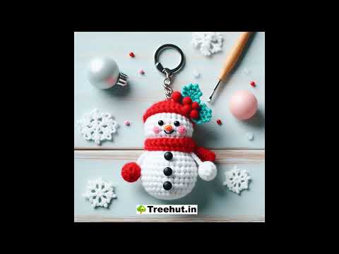 Christmas Crochet Keychain Ideas