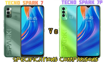 Tecno Spark 7P VS Tecno Spark 7 Specifications Comparison