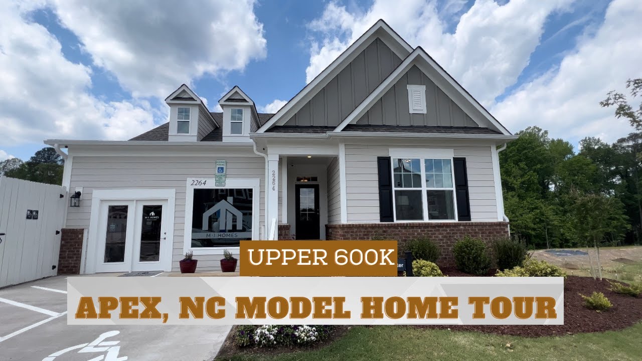 New homes near Raleigh Friendship Station Model Home Tour in Apex NC