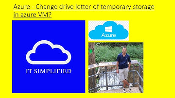 Azure - Change drive letter of temporary storage in azure vm?