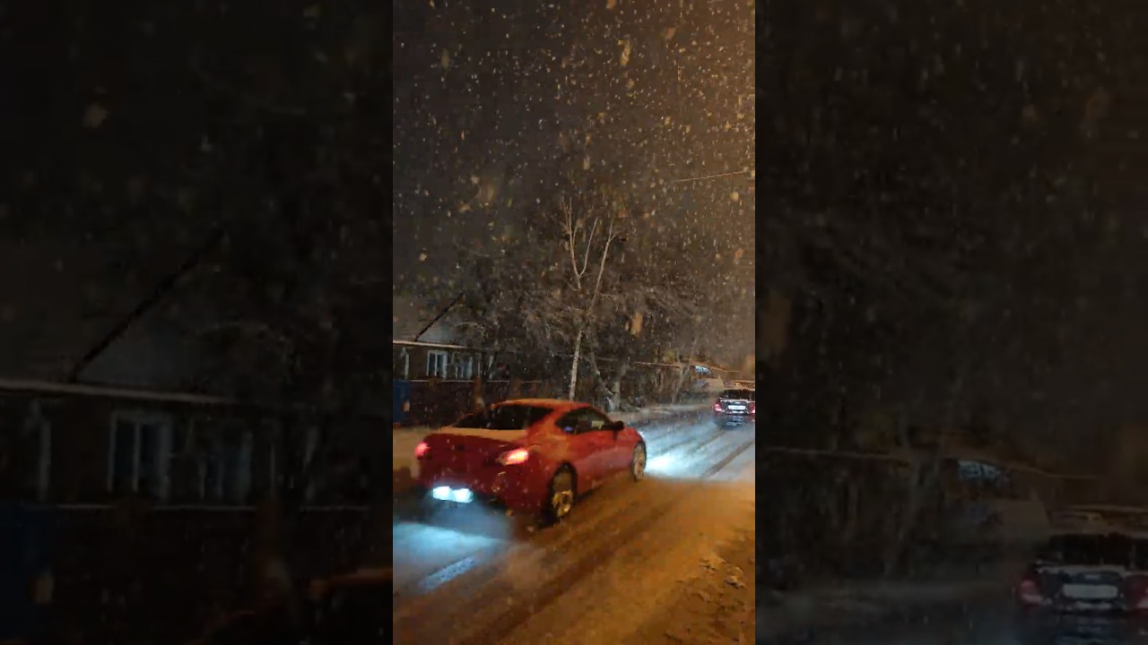 Winter Road View 