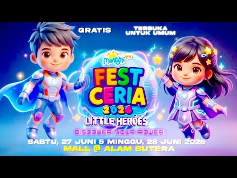 Mentari Tv Fest Ceria 2026 | Festival anak paling seru! Ditunggu kedatangan kalian guys🤩