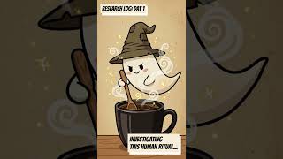 Peek discovers coffee magic ☕✨