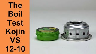 Caldera Cone 12-10 alcohol stove with Toaks 750 Vs Kojin alcohol stove with Bot Pot 1 litter