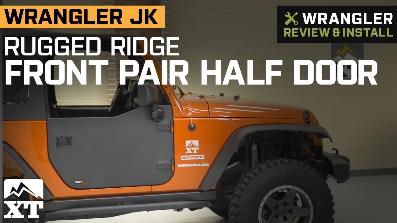 Rugged Ridge Jeep Wrangler Front Half Door - Pair  (07-18 Jeep  Wrangler JK)