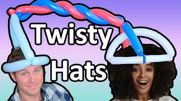 Balloon TWISTY HAT - Balloon Twisting Tutorial (How to Make)