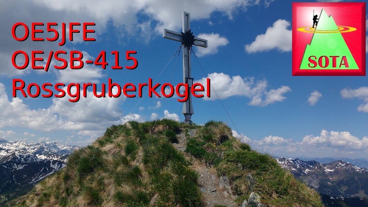 OE5JFE SOTA First activation of Rossgruberkogel OE/SB-415