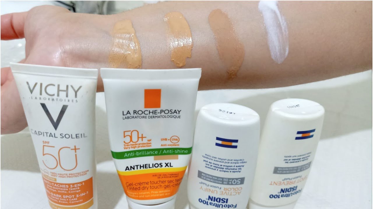 تجربتي مع افضل 3 أنواع واقي شمس طبي ضد البقع والتصبغات/ الاعلى مبيعا والاكثر ترشيحا 👈لي عجبني اكثر❤️