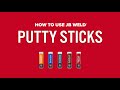 How to use jb weld epoxy putty sticks