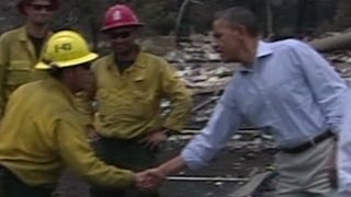 Obama praises Colorado firefighters